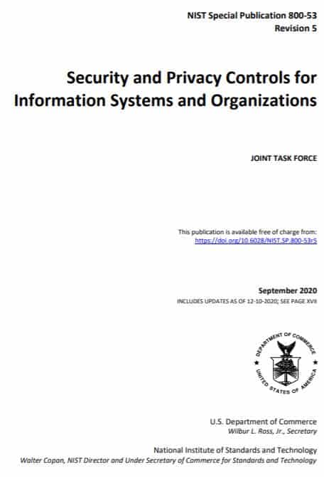 NIST 800-53 Security & Privacy Control